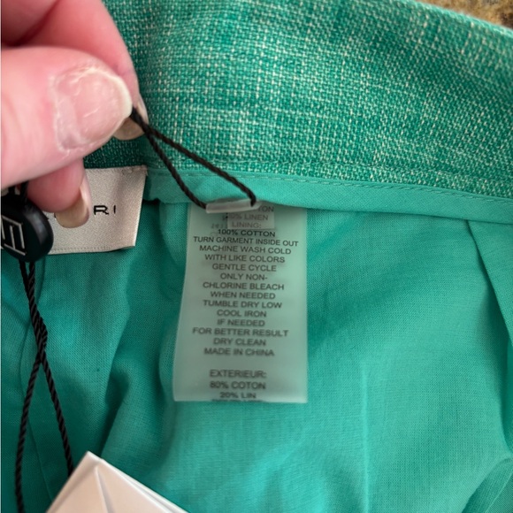 Elie Tahari Green Lined Women’s Pants Women’s Size 16 New Style #ETR41196 Work - Picture 7 of 11